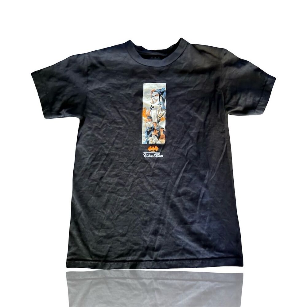 Color Bars x Batman Unisex Graphic T-Shirt Black Size S